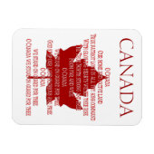 Canada Anthem Kühlschrankmagnet Custom Canada Magn Magnet (Horizontal)