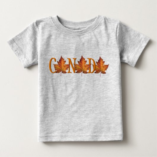 Canada Baby T - Shirt Canada Souvenir Baby Tee Shi (Vorderseite)