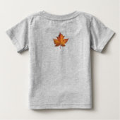 Canada Baby T - Shirt Canada Souvenir Baby Tee Shi (Rückseite)