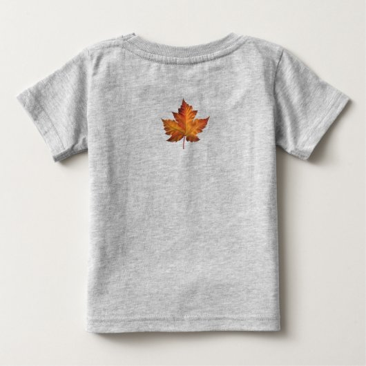 Canada Baby T - Shirt Canada Souvenir Baby Tee Shi (Rückseite)