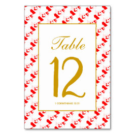 CANADA Banquet Celebration Wedding Tischnummer