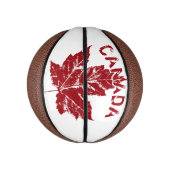 Canada Basketball Cool Retro Maple Leaf Geschenke (Vertikal)