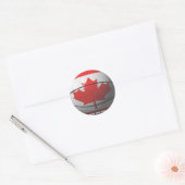 Canada Basketball Runder Aufkleber (Umschlag)