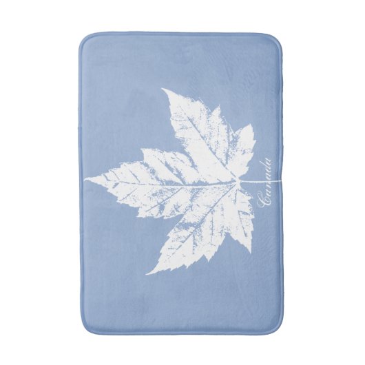 Canada Bath Mat Blue Custom Canada Souvenir Dekor Badematte (Vorderseite Vertikal)