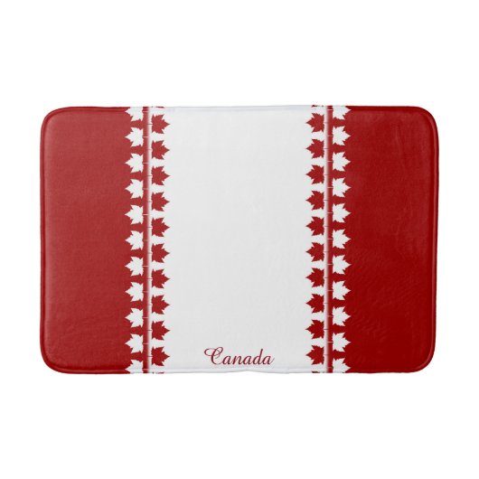 Canada Bath Mat Personalisiert Canada Souvenir Dec Badematte (Vorderseite)