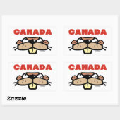 Canada Beaver Sticker (Blatt)