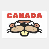 Canada Beaver Sticker (Vorderseite)