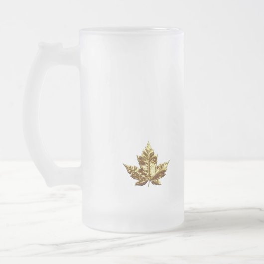 Canada Beer Mug Gold Medal Canada Souvenir Glasses Mattglas Bierglas (Links)