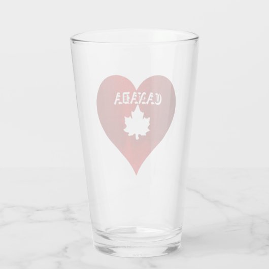 CANADA BIER GLAS (Rückseite)