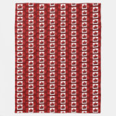 Canada Blanket Canada Flag Souvenir Fleece Blanket (Vorderseite)