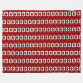 Canada Blanket Canada Flag Souvenir Fleece Blanket (Vorderseite (Horizontal))