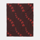 Canada Blanket Canada Flag Souvenir Fleece Blanket (Vorderseite)