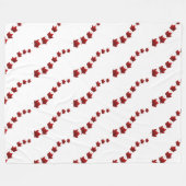 Canada Blanket Canada Flag Souvenir Fleece Blanket (Vorderseite (Horizontal))