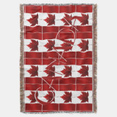 Canada Blanket Canada Flag Souvenir Throw Blanket Decke (Vorderseite Vertikal)