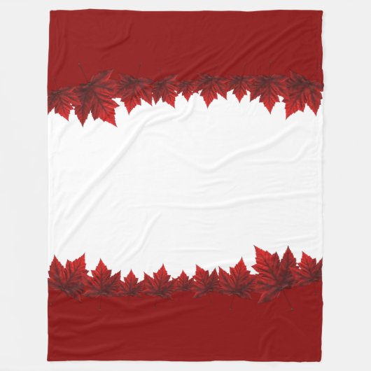 Canada Blanket Canada Maple Leaf Fleece Blanket (Vorderseite)
