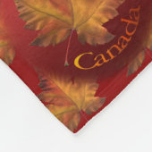 Canada Blanket Canada Maple Leaf Souvenir Blanket Fleecedecke (Ecke)