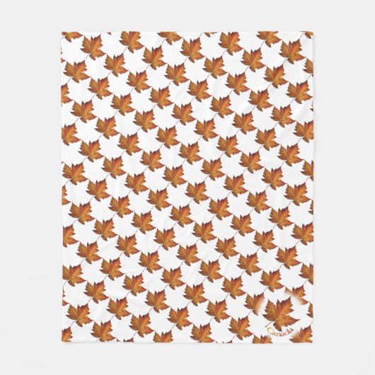 Canada Blanket Canada Maple Leaf Souvenir Blanket Fleecedecke (Vorderseite)