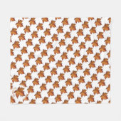 Canada Blanket Canada Maple Leaf Souvenir Blanket Fleecedecke (Vorderseite (Horizontal))
