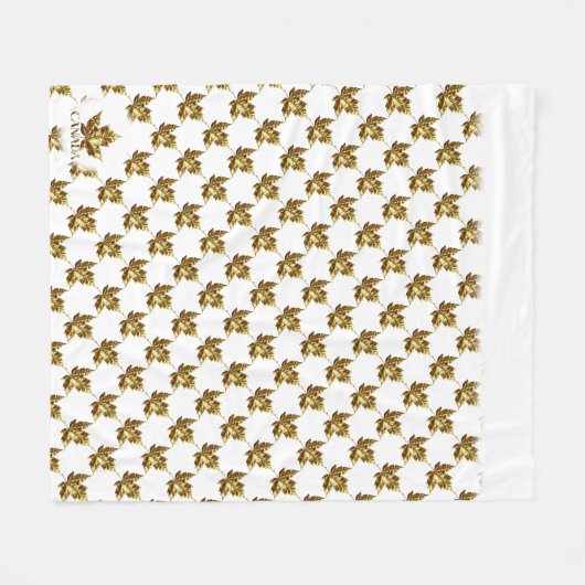 Canada Blanket Canada Maple Leaf Souvenir Blanket Fleecedecke (Vorderseite (Horizontal))