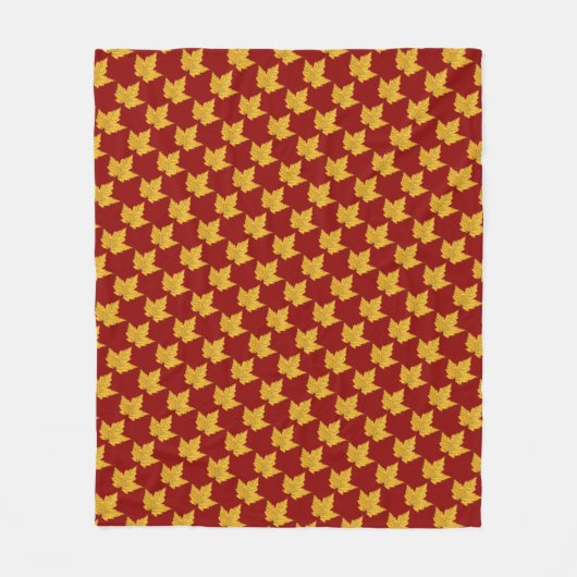 Canada Blanket Canada Maple Leaf Souvenir Blanket Fleecedecke (Vorderseite)