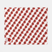 Canada Blanket Canada Maple Leaf Souvenir Blanket Fleecedecke (Vorderseite (Horizontal))