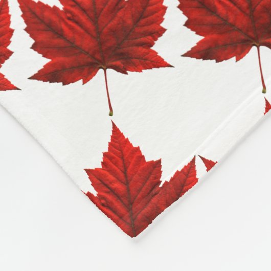 Canada Blanket Canada Maple Leaf Souvenir Blanket Fleecedecke (Ecke)