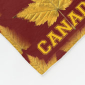 Canada Blanket Canada Maple Leaf Souvenir Blanket Fleecedecke (Ecke)