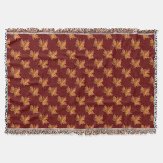 Canada Blanket Canada Maple Leaf Souvenir Throw Decke (Vorderseite)