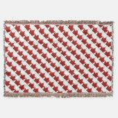 Canada Blanket Canada Maple Leaf Souvenir Throw Decke (Vorderseite)