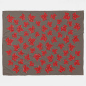 Canada Blanket Canada Maple Leaf Throw Blankets Fleecedecke (Vorderseite (Horizontal))