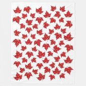 Canada Blanket Canada Maple Leaf Throw Blankets Fleecedecke (Vorderseite)