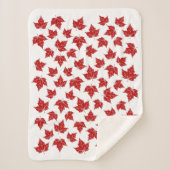 Canada Blanket Canada Maple Leaf Throw Blankets Sherpadecke (Vorderseite)