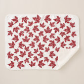 Canada Blanket Canada Maple Leaf Throw Blankets Sherpadecke (Vorderseite (Horizontal))