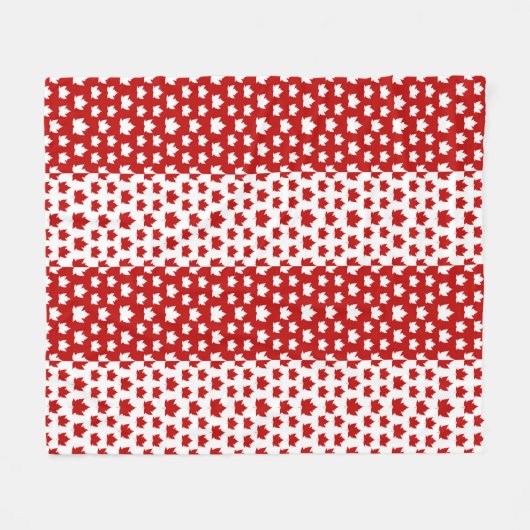 Canada Blanket Canada Souvenir Fleece Blanket (Vorderseite (Horizontal))