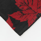 Canada Blanket Cool Canada Souvenir Fleece Blanket (Ecke)