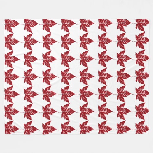 Canada Blanket Cool Canada Souvenir Fleece Blanket (Vorderseite (Horizontal))