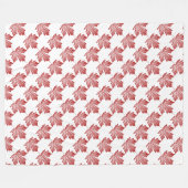 Canada Blanket Cool Canada Souvenir Fleece Blanket (Vorderseite (Horizontal))
