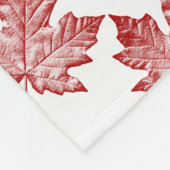 Canada Blanket Cool Canada Souvenir Fleece Blanket (Ecke)