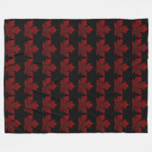 Canada Blanket Cool Canada Souvenir Fleece Blanket (Vorderseite (Horizontal))