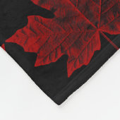 Canada Blanket Cool Canada Souvenir Fleece Blanket (Ecke)