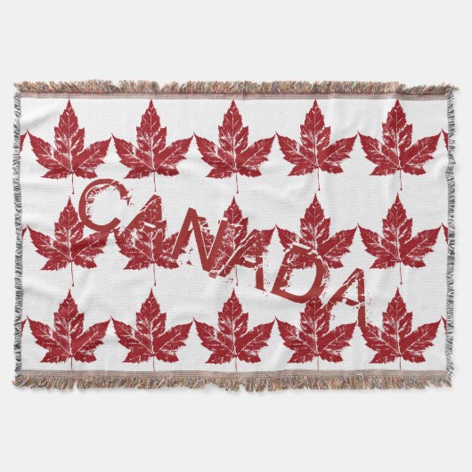 Canada Blanket Cool Canada Souvenir Throw Blanket Decke (Vorderseite)