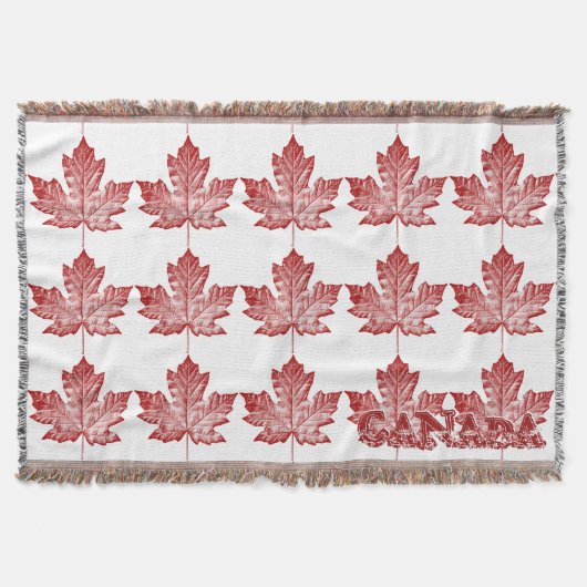 Canada Blanket Cool Canada Souvenir Throw Blanket Decke (Vorderseite)