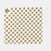 Canada Blanket Gold Canada Maple Leaf Blanket Fleecedecke (Vorderseite (Horizontal))