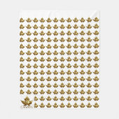 Canada Blanket Gold Canada Maple Leaf Blanket Fleecedecke (Vorderseite)