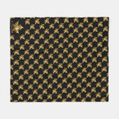 Canada Blanket Gold Canada Maple Leaf Blanket Fleecedecke (Vorderseite (Horizontal))