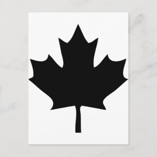 Canada-Blattsymbol Postkarte