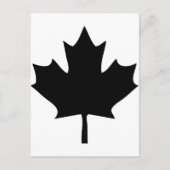 Canada-Blattsymbol Postkarte (Vorderseite)