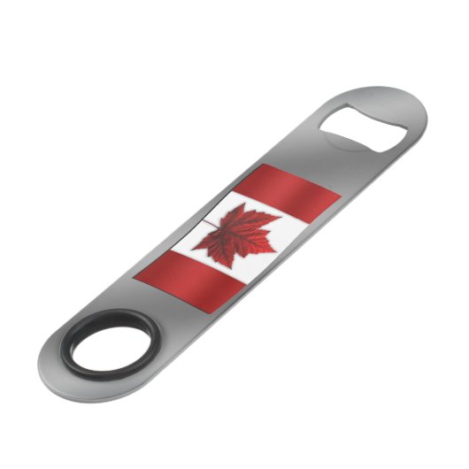 Canada Bottle Opener Canada Flag Souvenirs Speed Flaschenöffner (Vorderseite Schrägansicht)