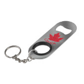Canada Bottle Opener Canada Maple Leaf Souvenirs Mini Flaschenöffner (Vorderseite Schrägansicht)