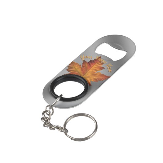 Canada Bottle Opener Canada Maple Leaf Souvenirs Mini Flaschenöffner (Rückseite Schrägansicht)